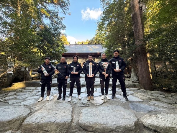 椿大神社にて「2025-26シーズン必勝祈願」を実施しました!