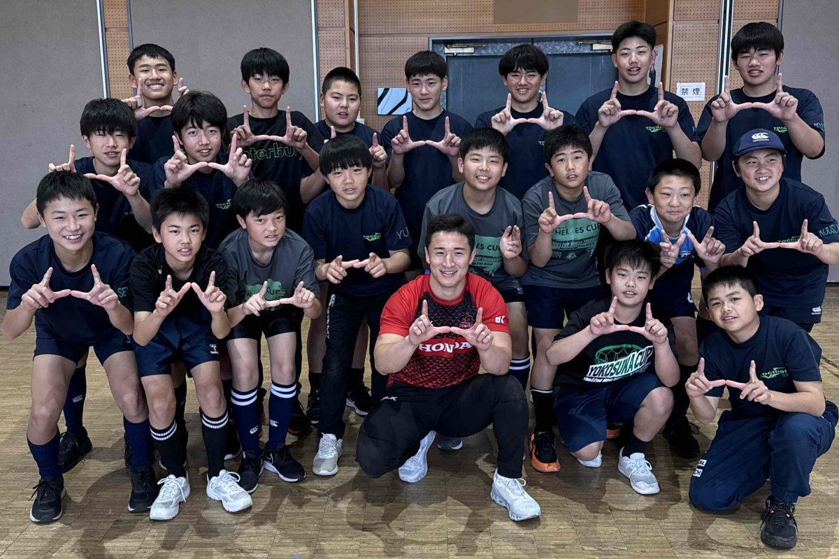 【普及活動】栃木県にて選手によるラグビークリニックを実施しました