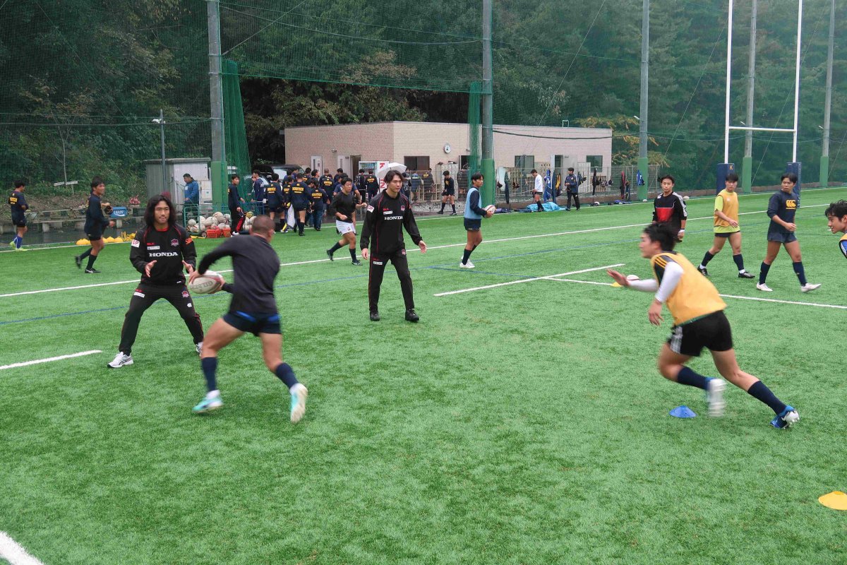 【普及活動】國學院栃木高校ラグビー部にてラグビー指導ならび「夢授業」を開催しました