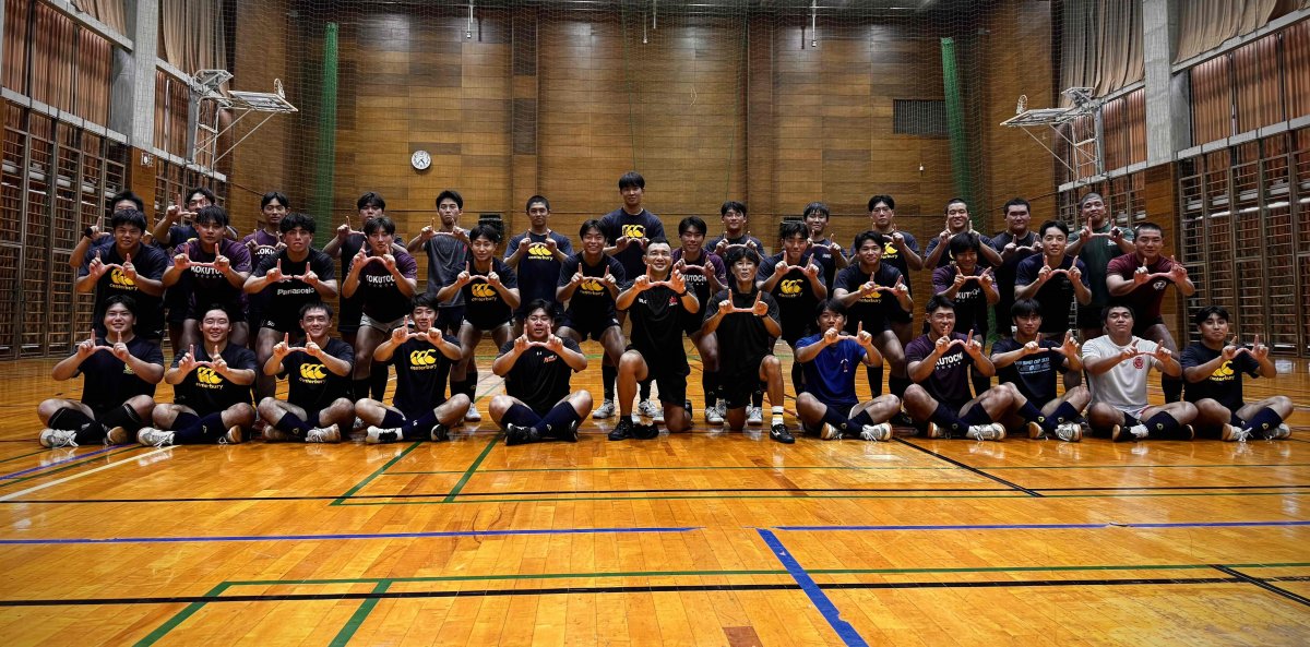 【普及活動】國學院栃木高校ラグビー部にてラグビークリニックを開催しました