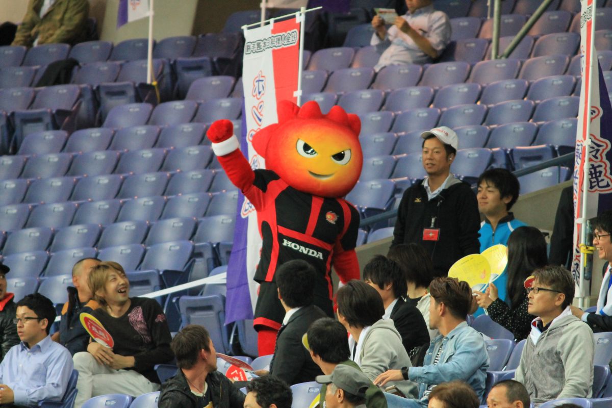 Honda鈴鹿硬式野球部の応援にHEATくんが駆けつけました！