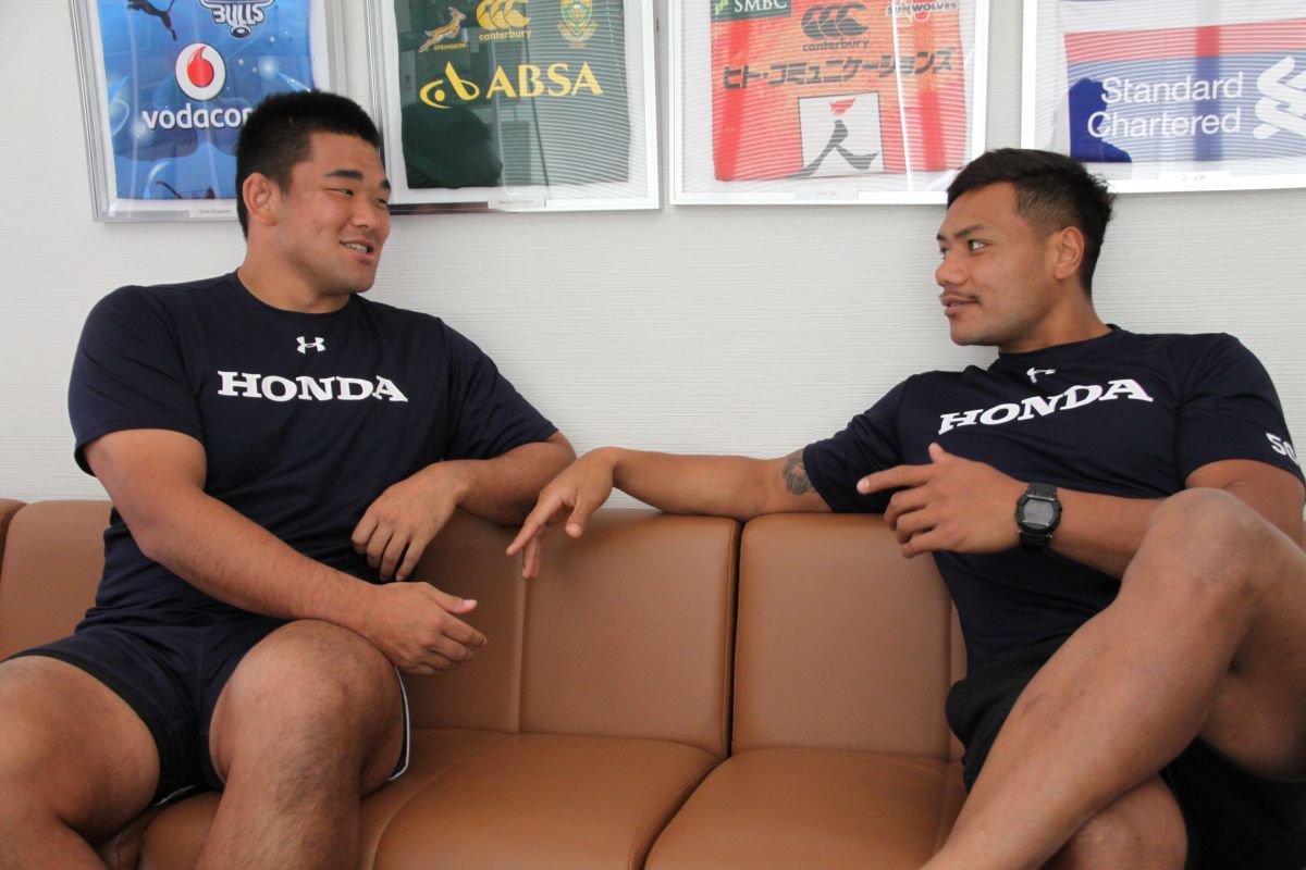 日本代表選手にインタビュー